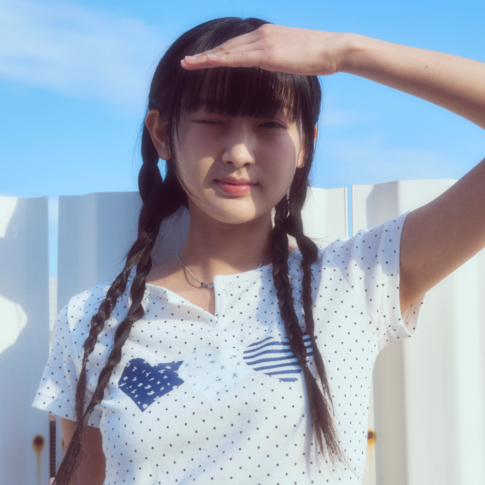 Rogin N Rosie Race Dot Point Heart T-shirt White