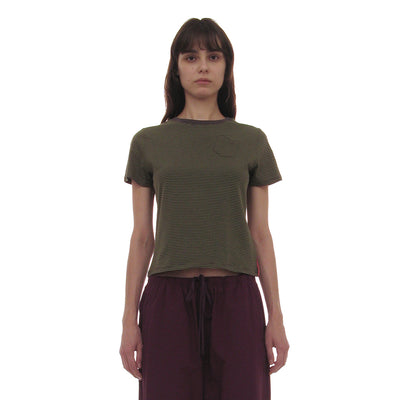 PWC POCKET STRIPE REGULAR TEE_OLIVE