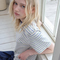 FRIVER07 Vintage stripe ringer t-shirt [FRSP08TS01]_Cream