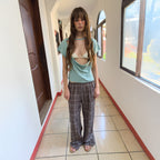 DIAGONAL BACK CUT OUT TEE (mint)