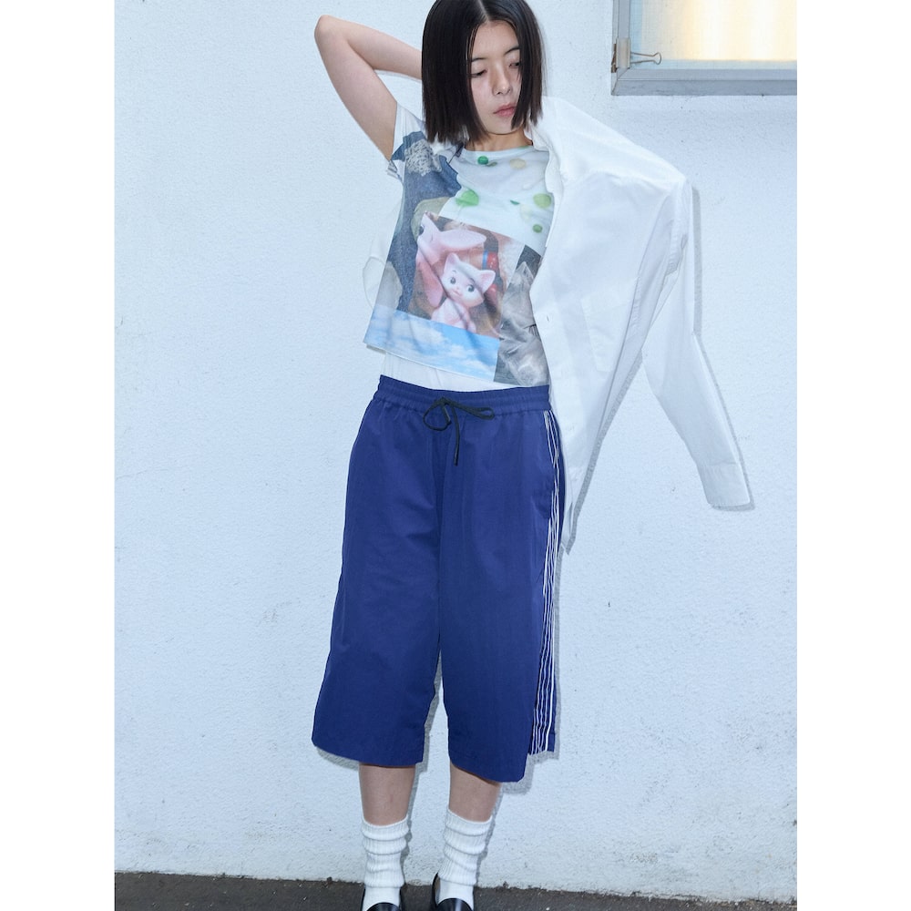SAND SOUND (WOMEN) Photo tee light blue_MS6542A90Q
