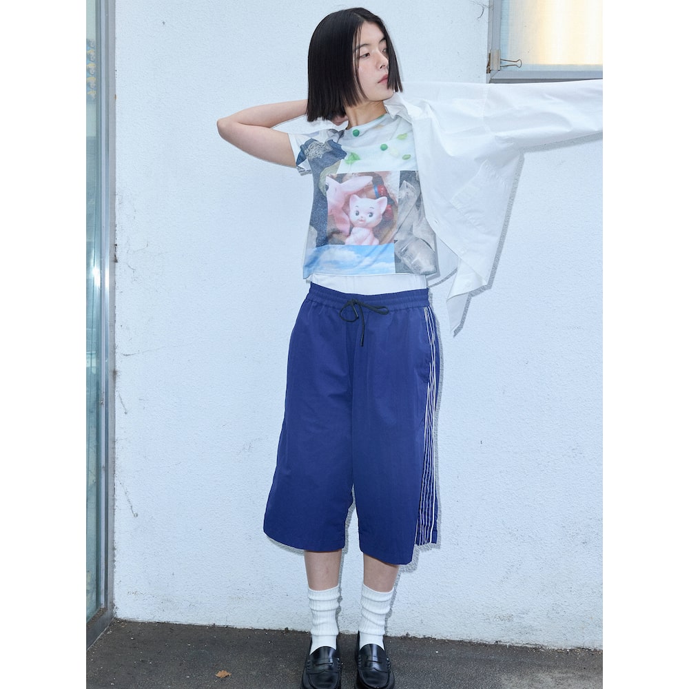 SAND SOUND (WOMEN) Photo tee light blue_MS6542A90Q