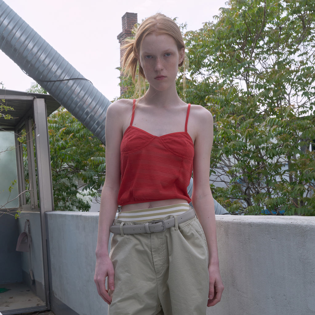 NOCONTENT 343. Dart Camisole _ Red