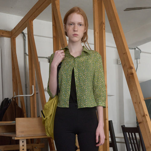 NOCONTENT 357. Petal Shirt _ Green