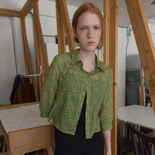NOCONTENT 357. Petal Shirt _ Green