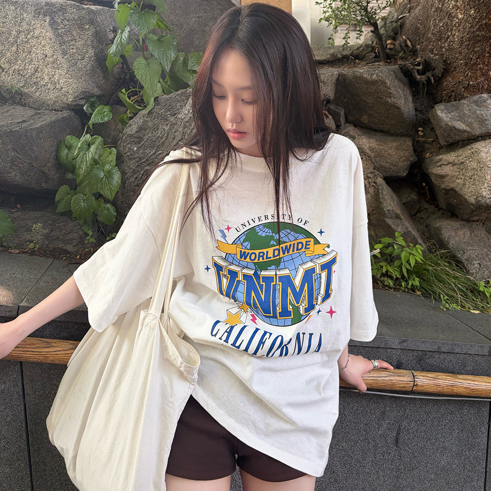 vanishment [07/21 Pre-order delivery][3rd] California tee_ivory