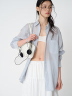 Tekto Moss summer stirpe shirt_Light blue