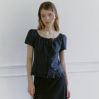 MICANE Mellow frill blouse
