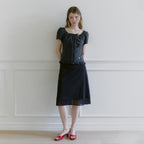 MICANE Mellow frill blouse