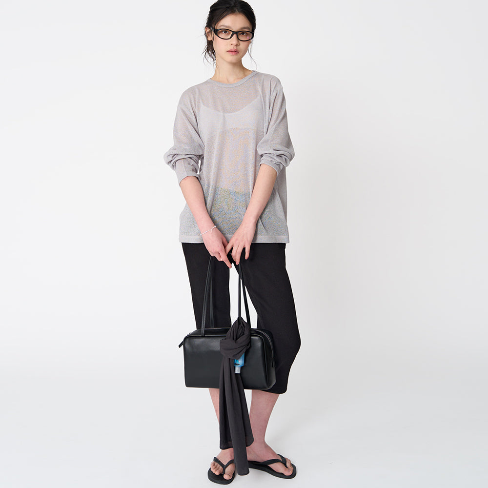 Tekto Hope linen sweatshirt_Ash grey