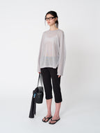 Tekto Hope linen sweatshirt_Ash grey