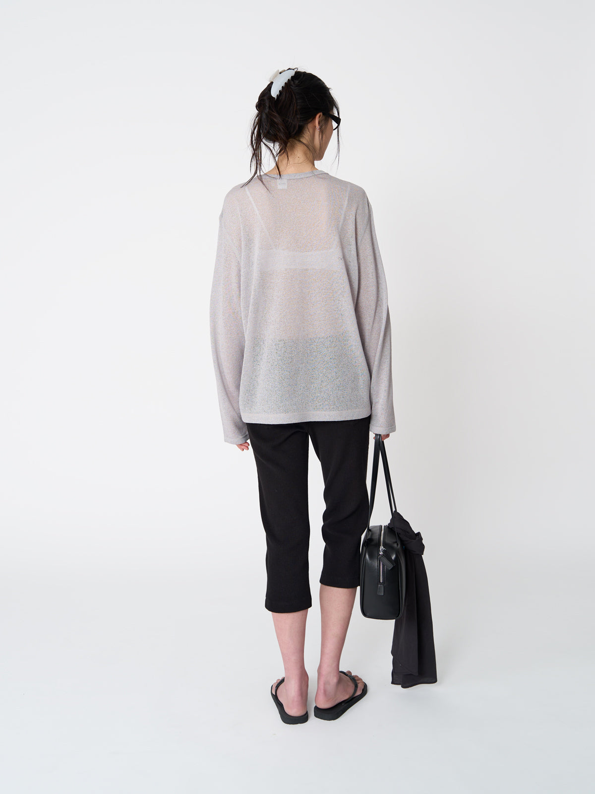 Tekto Hope linen sweatshirt_Ash grey