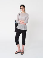 Tekto Hope linen sweatshirt_Ash grey