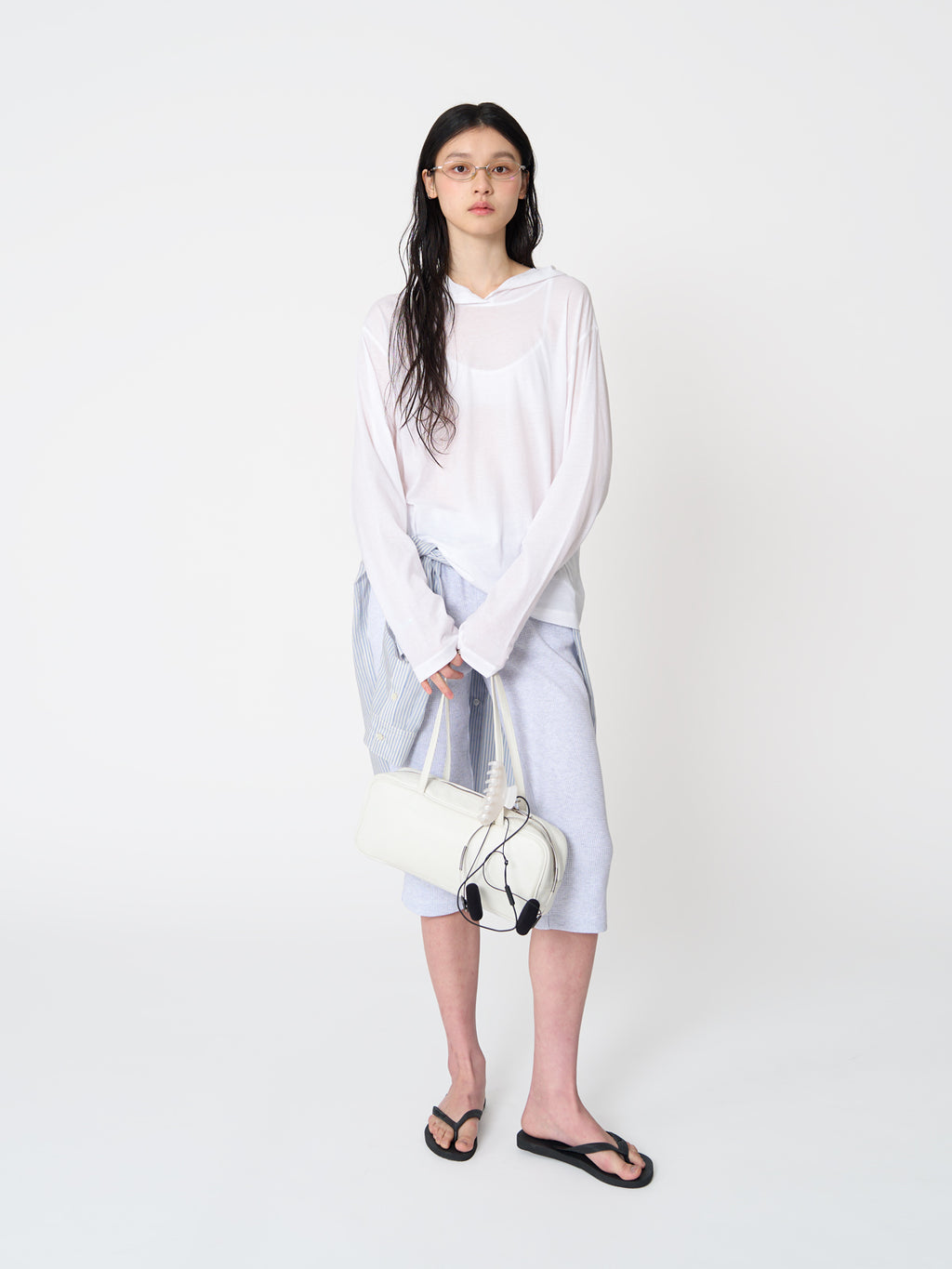 Tekto Kiko hoodied t-shirt_White