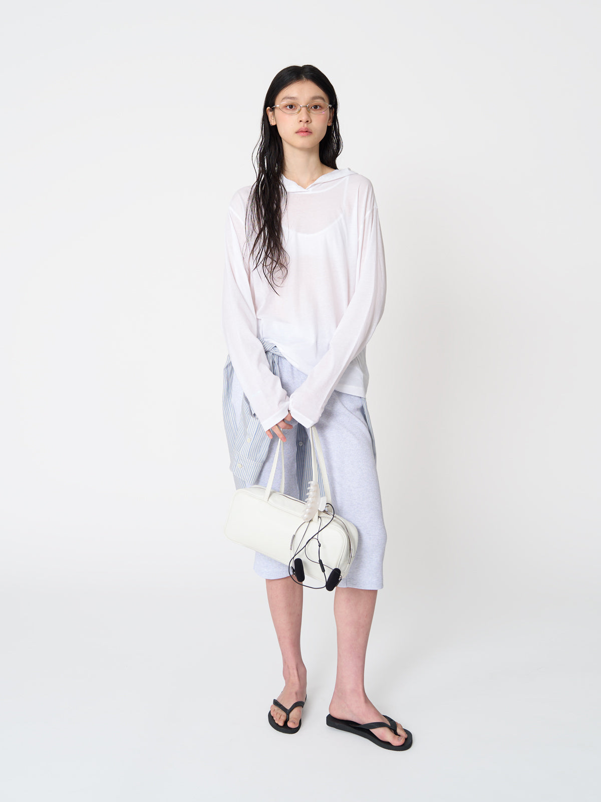 Tekto Kiko hoodied t-shirt_White