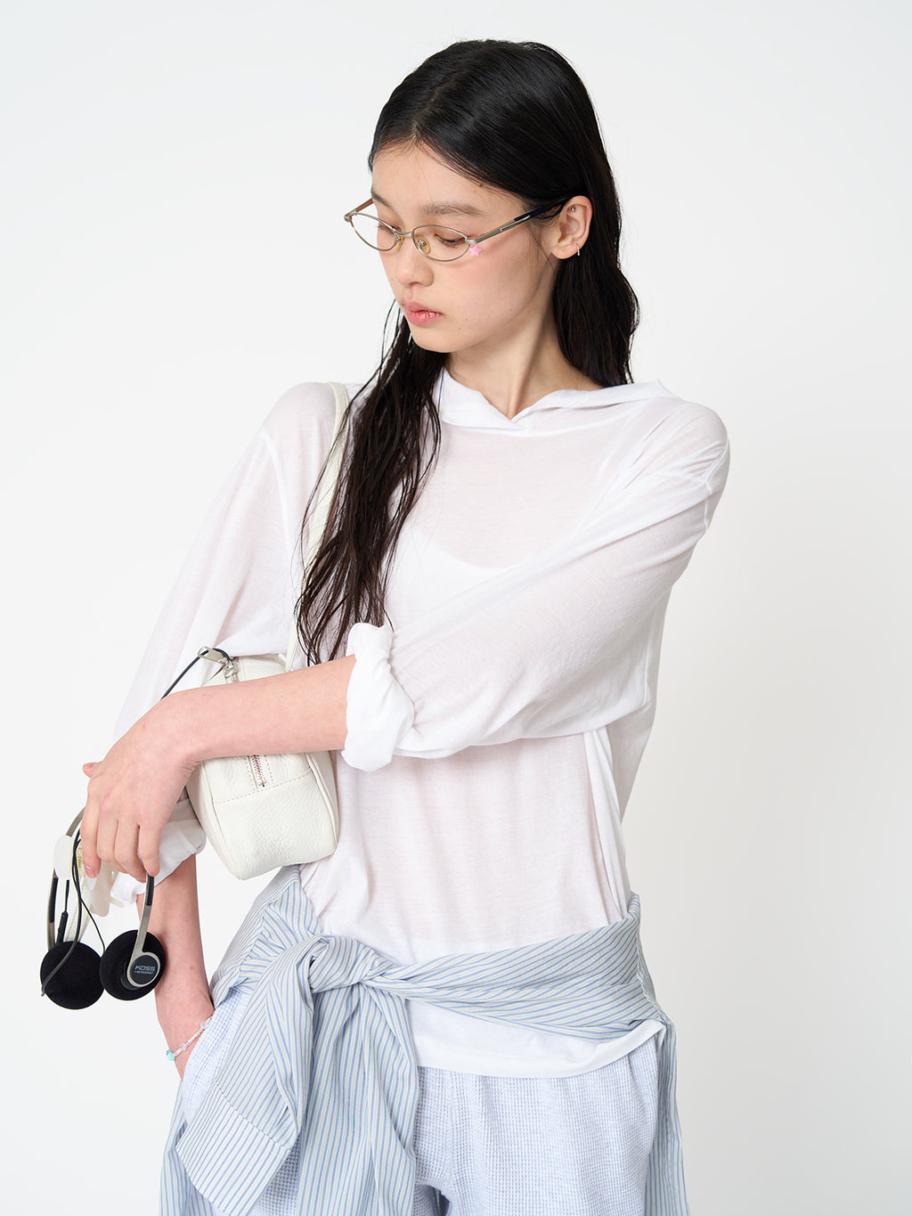 Tekto Kiko hoodied t-shirt_White