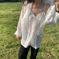 GARDER [4th]Lou Shirt Set (White)