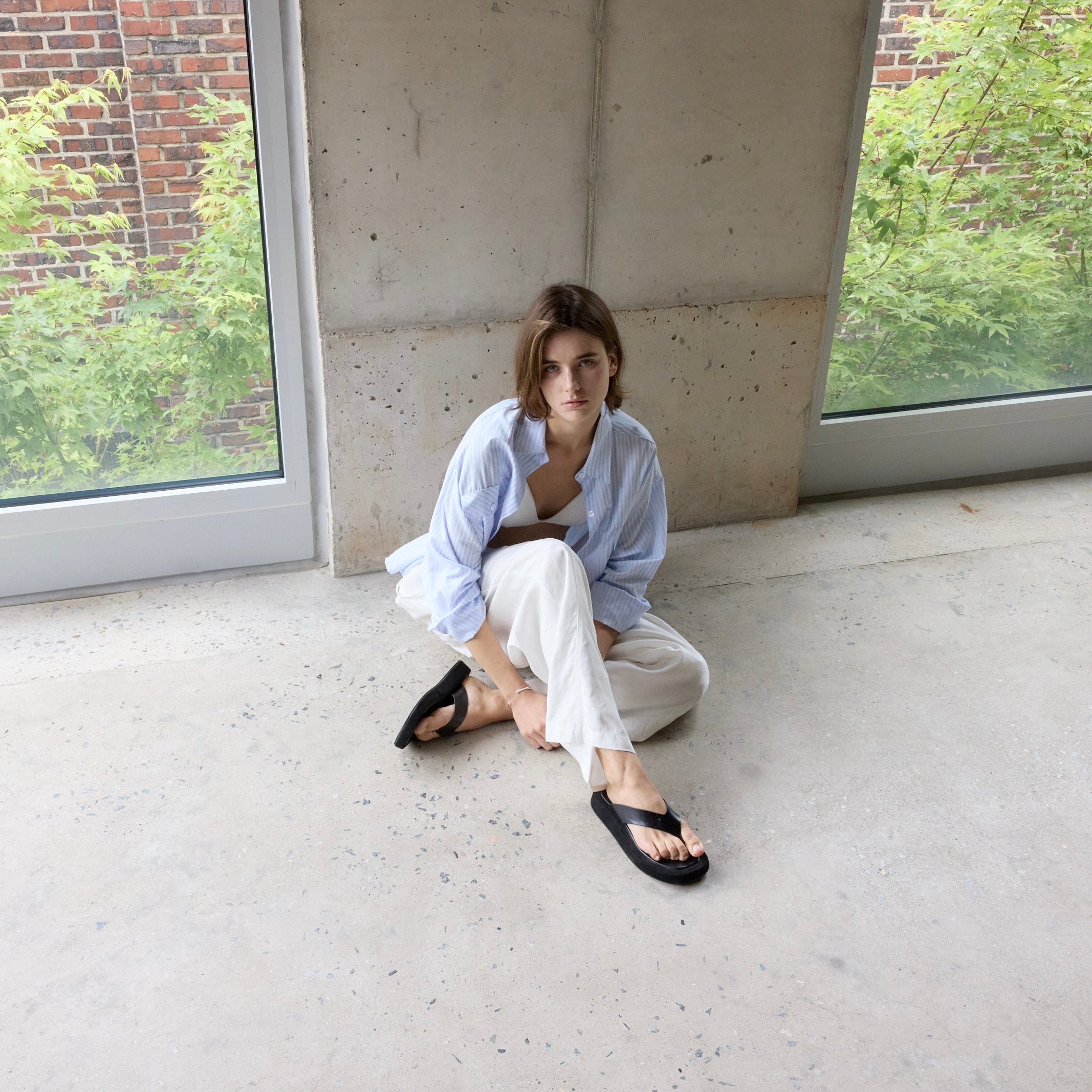 GARDER Hue Stripe Shirt (Sora)
