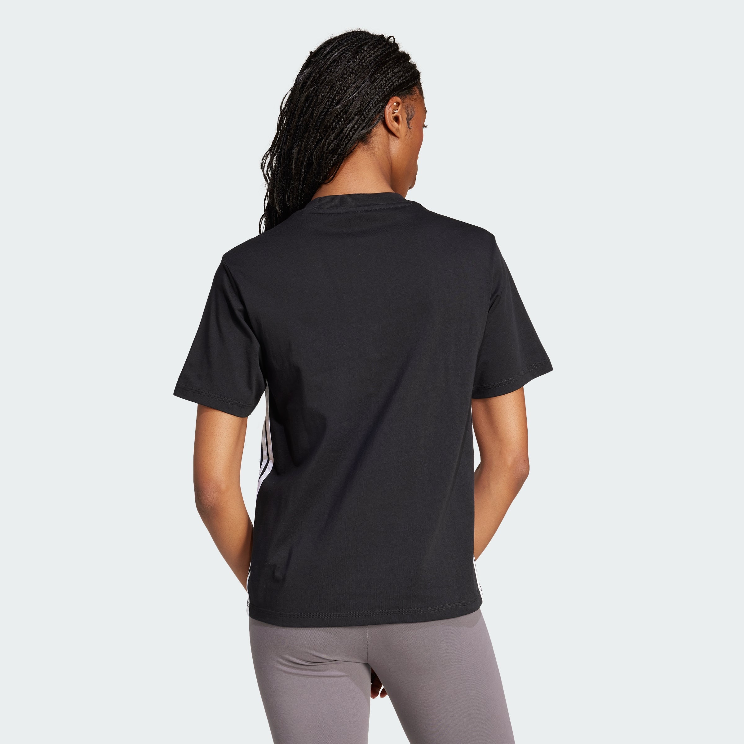 ADIDAS Essential 3-Stripe Cotton Tee JD0846
