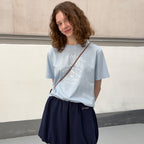DUNST UNISEX CUPID ARCH LOGO T-SHIRT SOFT BLUE_UDTS6B129B1