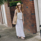 DEPOUND halter sleeveless blouse - white