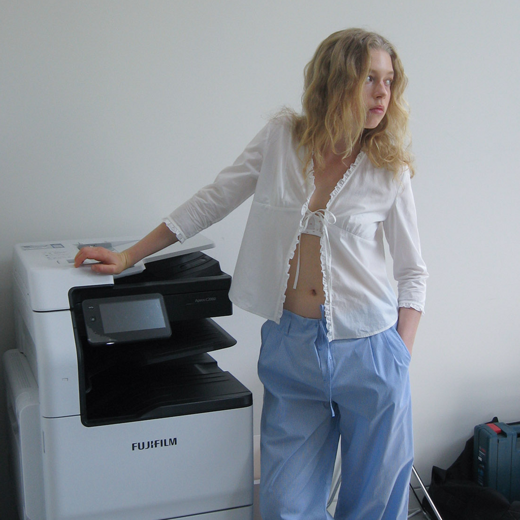 HAAG a natural blouse (white)