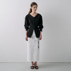 LAMEREI [6th reorder] Hourglass V-Neck Blouse[LMBFSPSH316]-2color