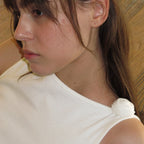 CENTAUR.KR MINI ROSI SLEEVELESS TOP_WHITE