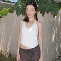 SOMEWHEREBUTTER [3rd] Jessi Halter Sleeveless Knit - Ivory