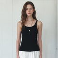 VANONE ATELIER A3591 Double string sleeveless_Black