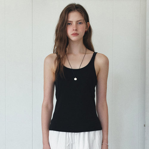 VANONE ATELIER A3591 Double string sleeveless_Black