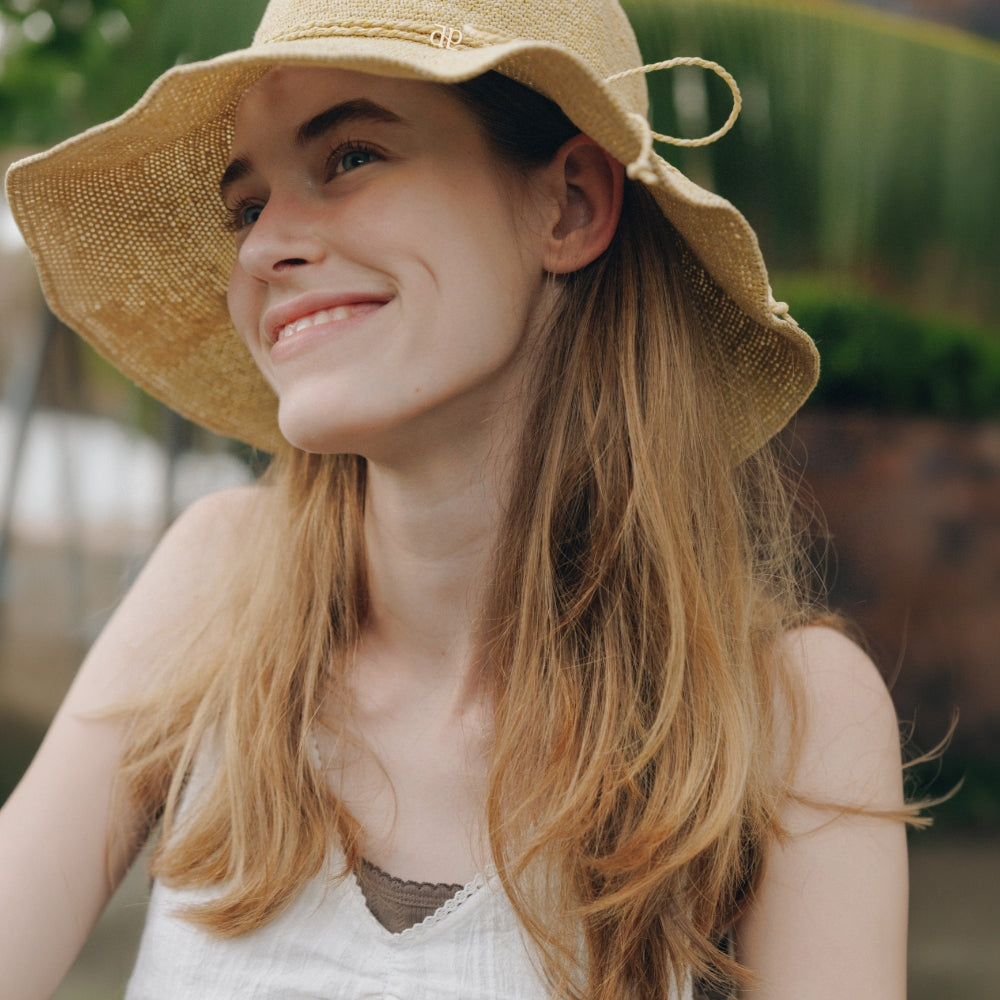 DEPOUND eyelet cap sleeveless - brown