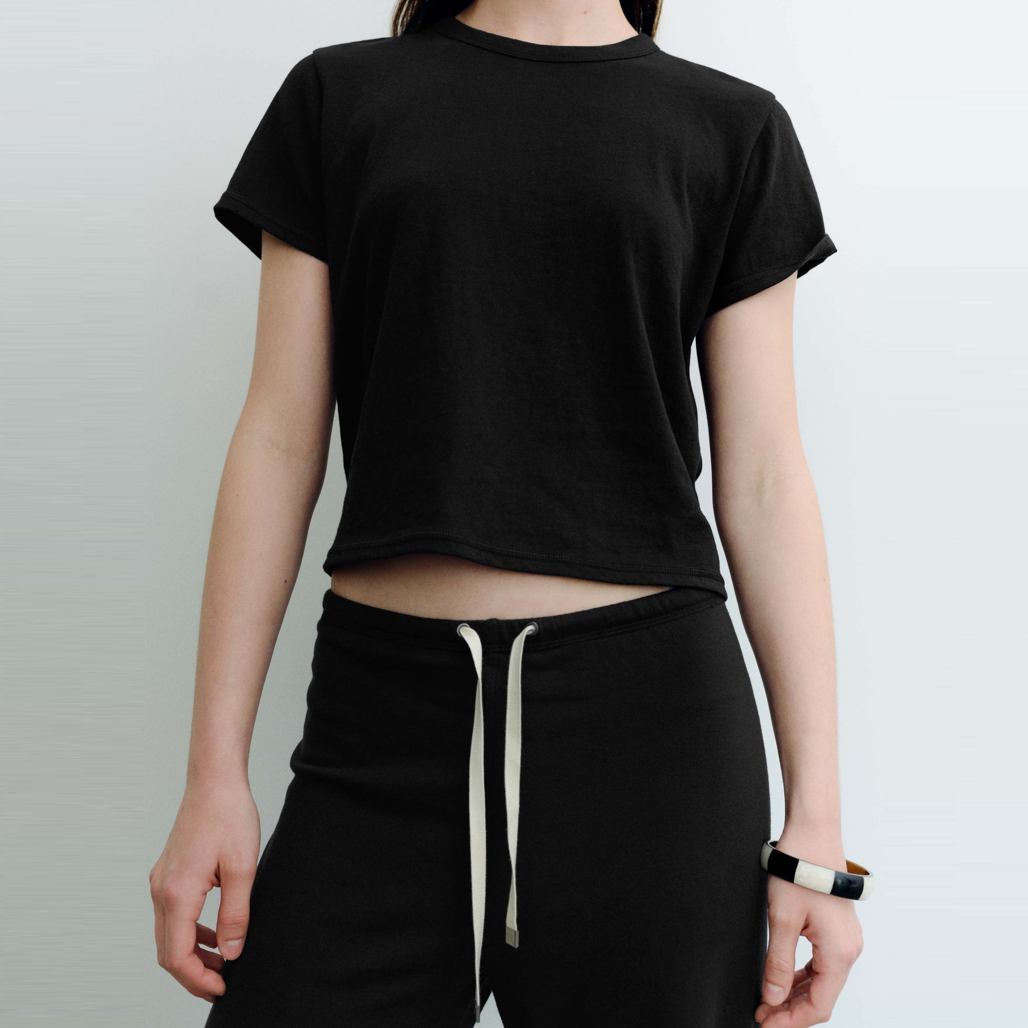 AUBER Soft Stitch Short Sleeve - Black