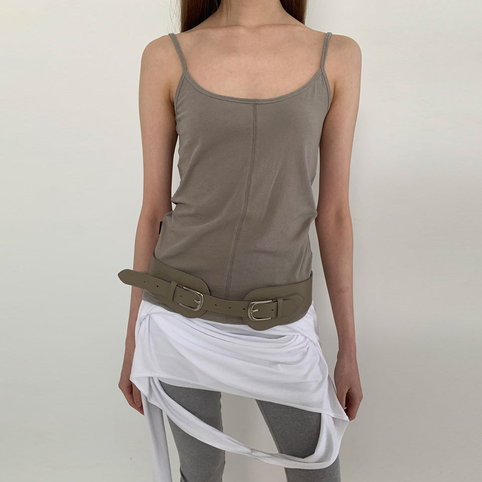 CERRIC Soft Long Sleeveless _ Beige