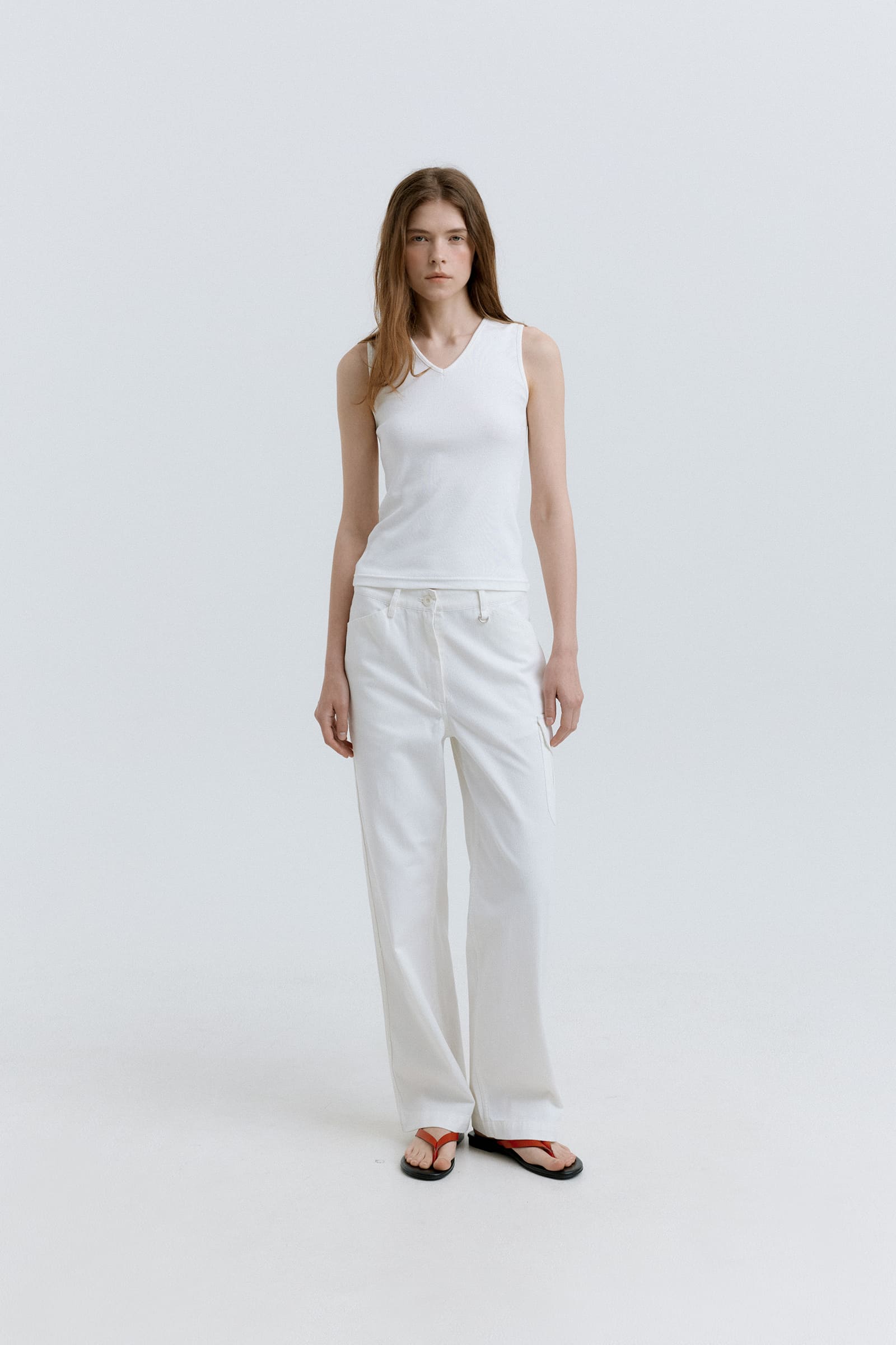 HACER Cleo V-neck Sleeveless (3color)