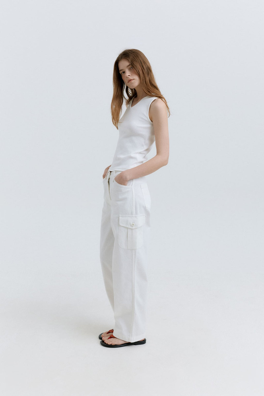 HACER Cleo V-neck Sleeveless (3color)
