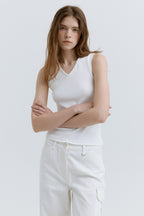 HACER Cleo V-neck Sleeveless (3color)