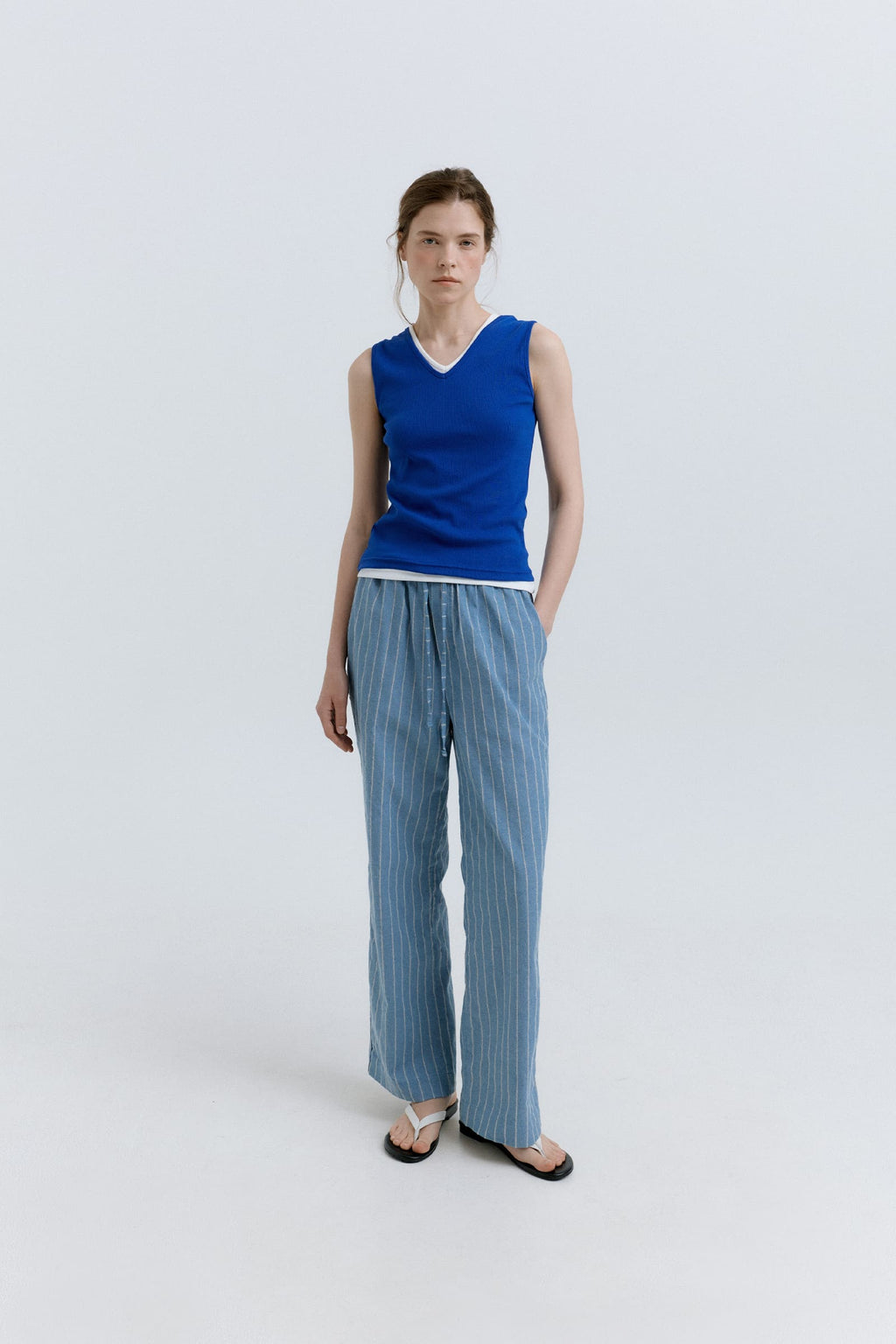 HACER Cleo V-neck Sleeveless (3color)