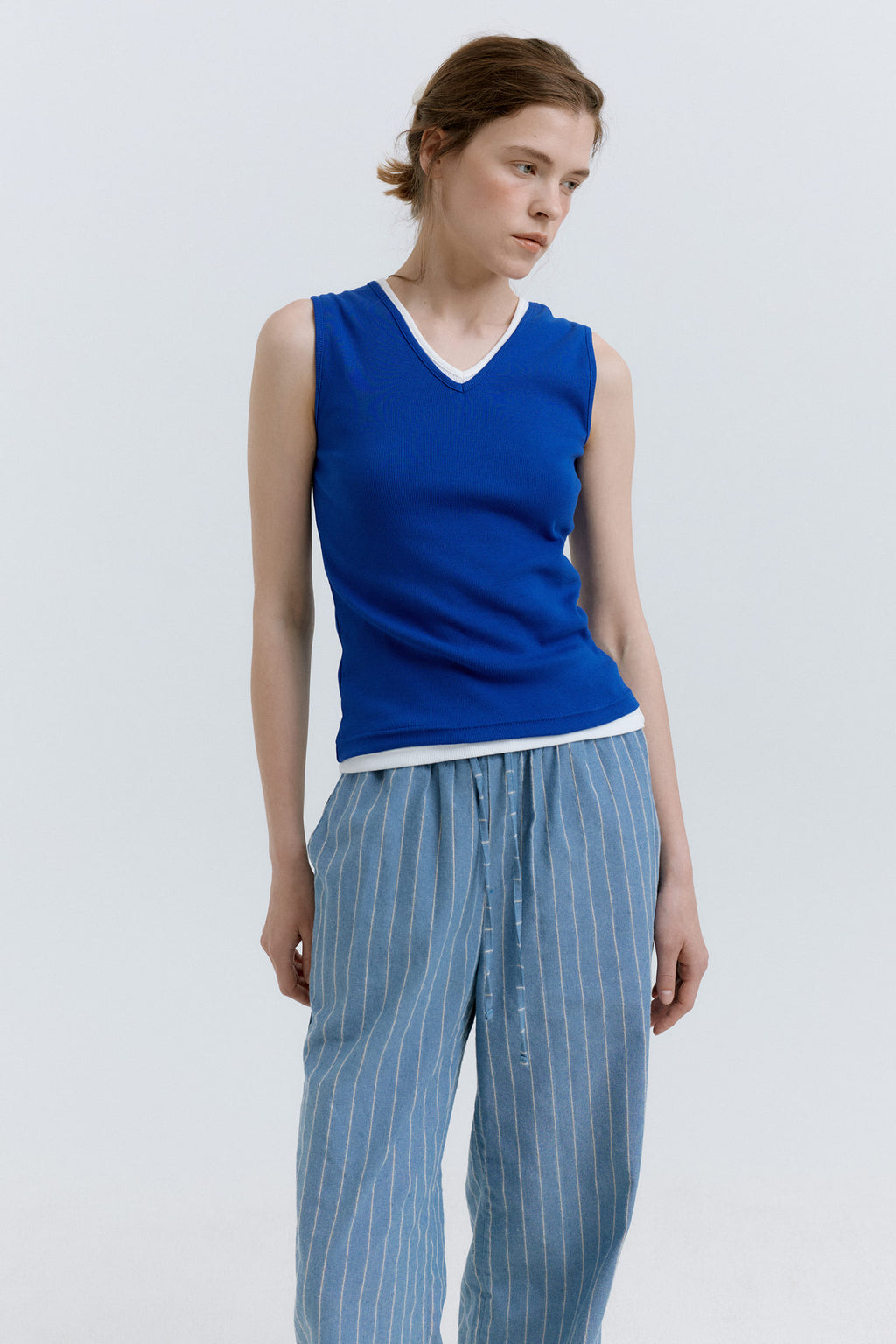 HACER Cleo V-neck Sleeveless (3color)