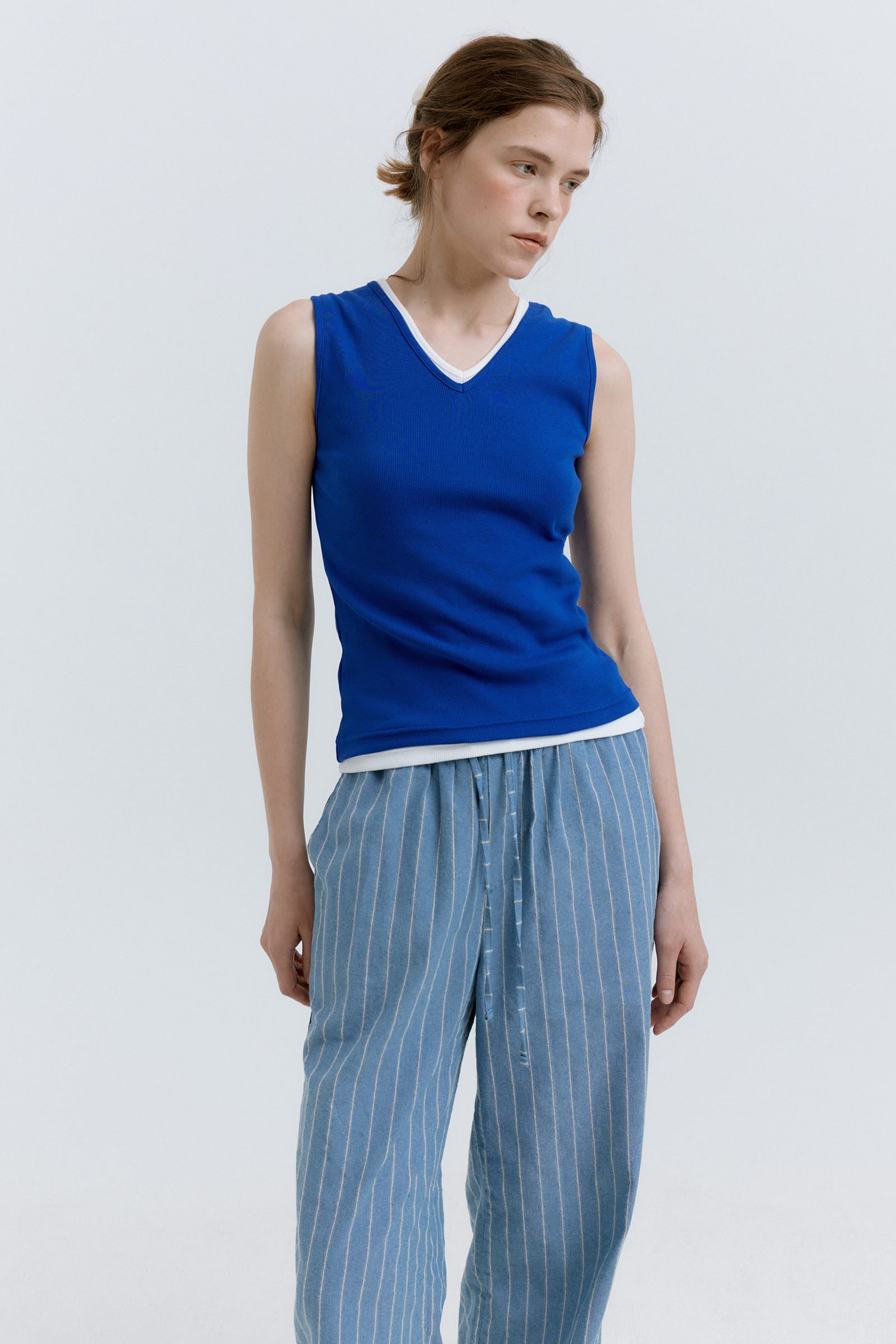 HACER Cleo V-neck Sleeveless (3color)