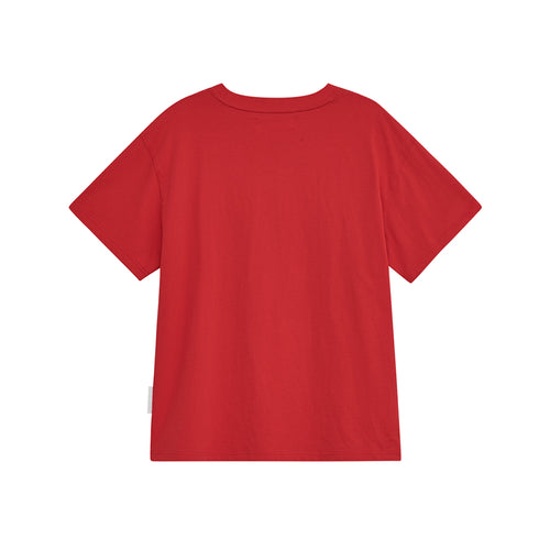 THEMUSEUMVISITOR 26 EXHIBITION OVERFIT T-SHIRT (RED)
