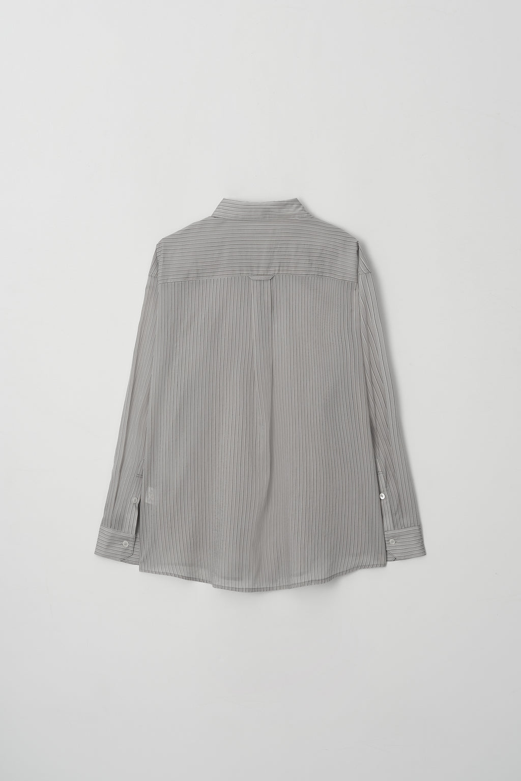 HACER Tencel Stripe Shirt (Grey Stripe)