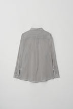 HACER Tencel Stripe Shirt (Grey Stripe)