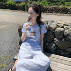 AARAN House linen t-shirt_cozy sky