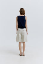 HACER Peony U-Neck Sleeveless (Cobalt Navy)