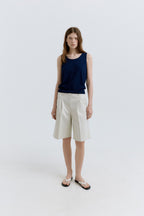 HACER Peony U-Neck Sleeveless (Cobalt Navy)