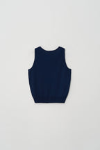 HACER Peony U-Neck Sleeveless (Cobalt Navy)