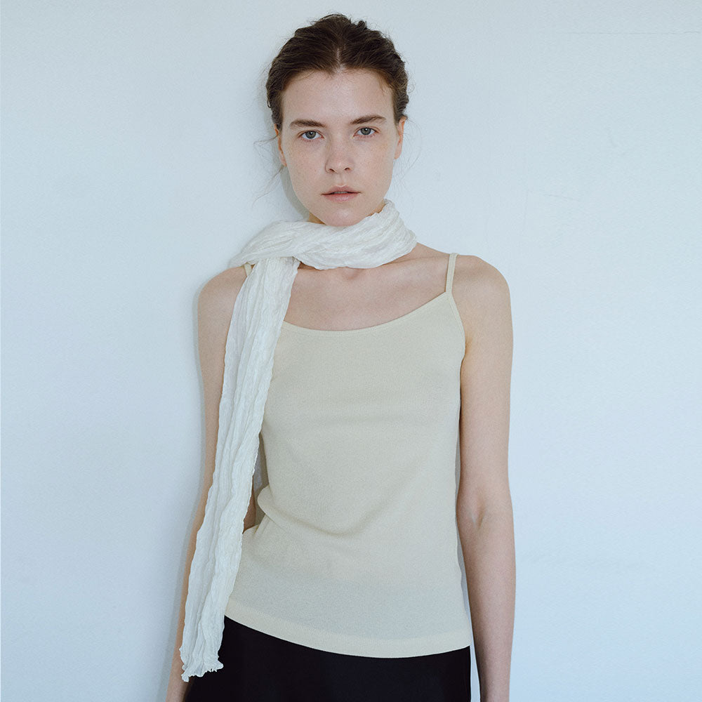 TEXT ROOM Airy Sleeveless_Butter