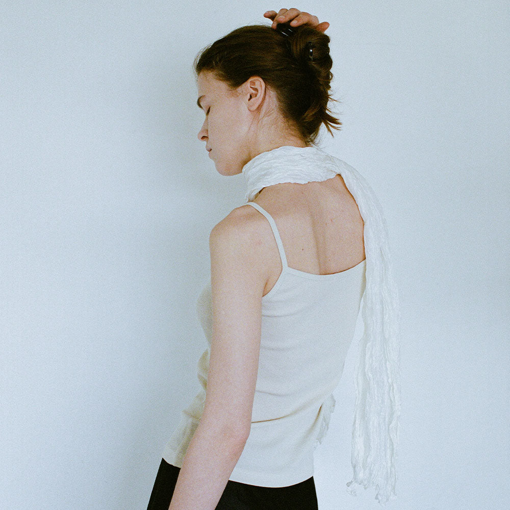 TEXT ROOM Airy Sleeveless_Butter