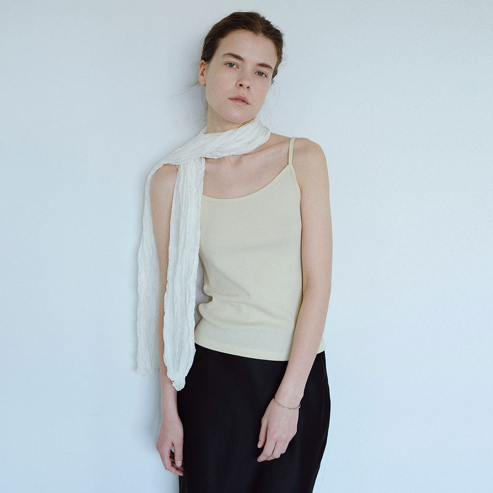 TEXT ROOM Airy Sleeveless_Butter